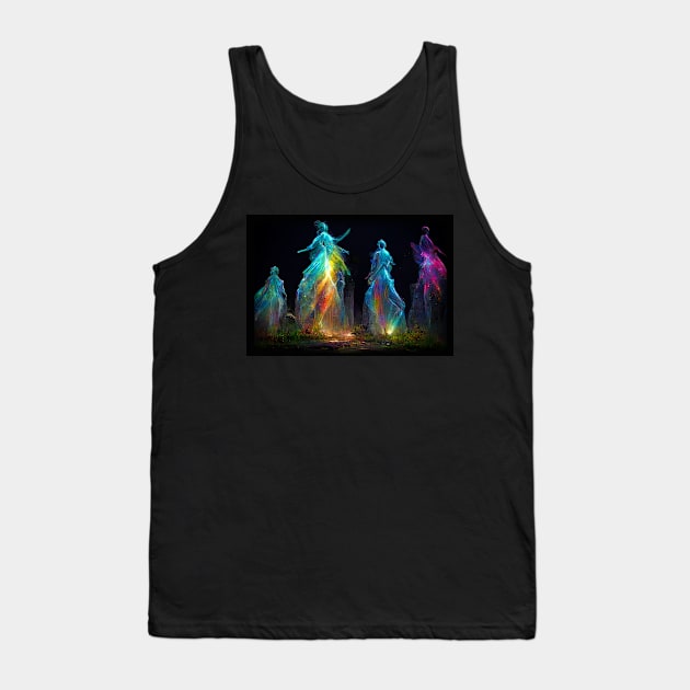 Standing stones fairies 4 Tank Top by fairyfreak